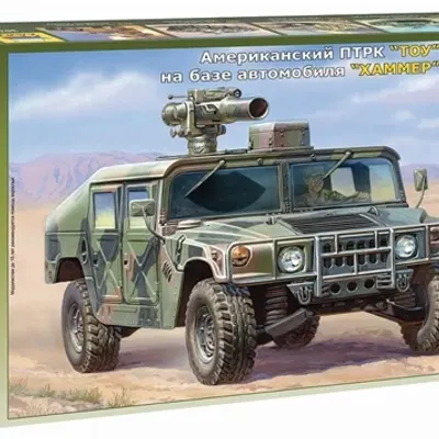 HMMWV "험비" 위의 미국 TOU 대전차 시스템 모델 키트