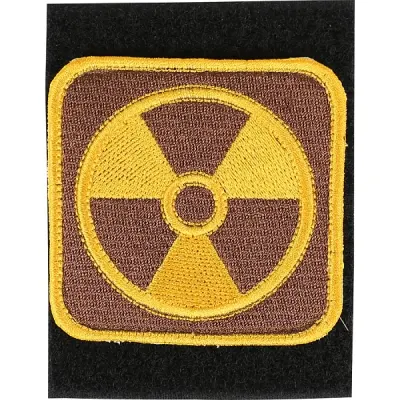 Parche de Radiación con Velcro - Bordado en Seda