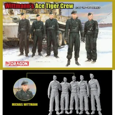 Tiger Tank Crew Assembly Model