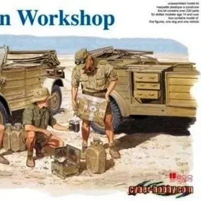 Modèle de kit de montage Kubelwagen Workshop