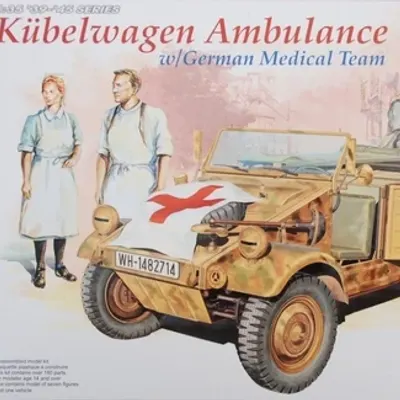 Modèle de véhicule militaire Kubelwagen à l'échelle 1/35