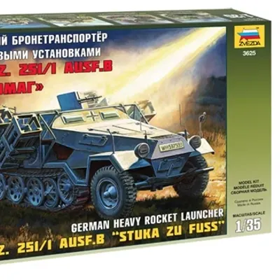 독일 장갑병수송차 Sd.Kfz.251/1 Ausf.B "하노마그" 로켓 발사기 포함