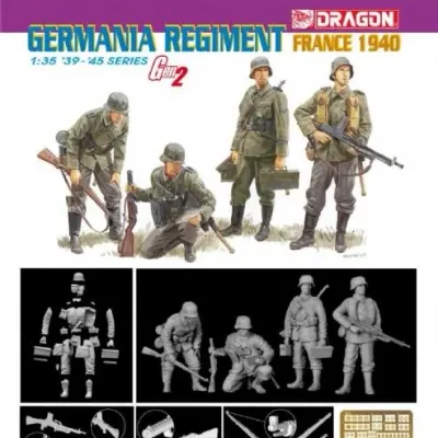 Germania Regiment Soldier Model Kit (France 1940)