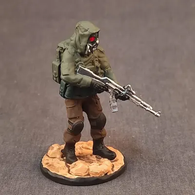 Painted Tin Soldier Stalker 1:32 Scale (54mm)