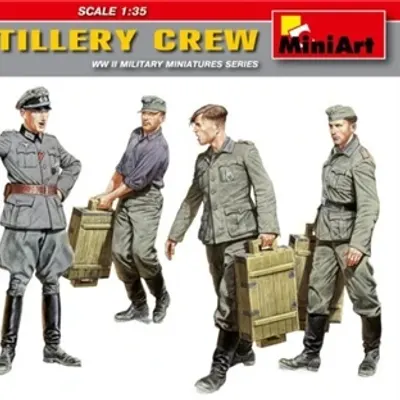 German Artillery Crew Assembly Model - Special Edition