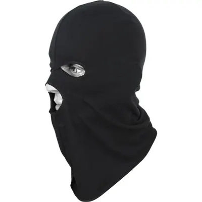 Masque tactique en tricot noir