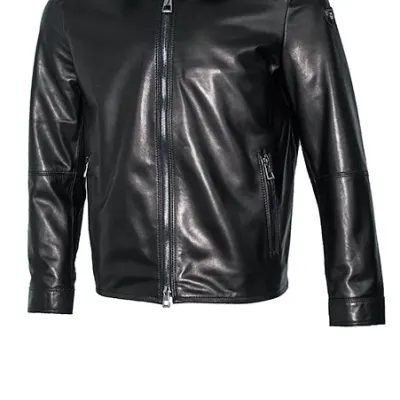 Men`s Classic Leather Jacket MK/17-42K Vegital