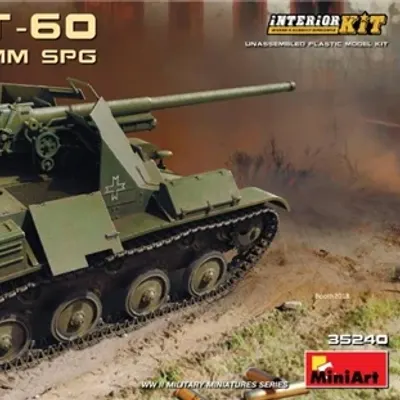 루마니아 76mm 자주포 Tacam T-60 내부 포함 모델 키트