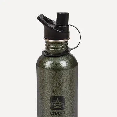 Stahlflasche HR-W 1000 Olivenfarben