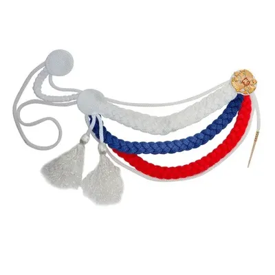 Demobilisations-Aiguillette mit Adleremblem und farbenfrohen Quasten