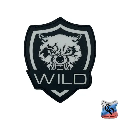 Шеврон Волк wild Винил