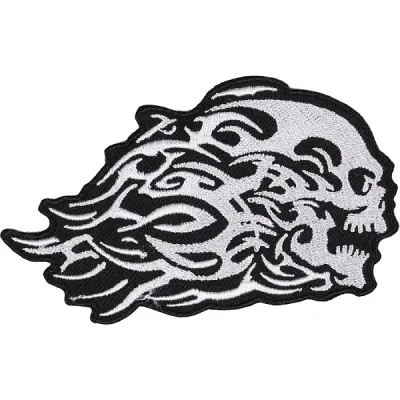 Patch thermique Rushing Skull brodé