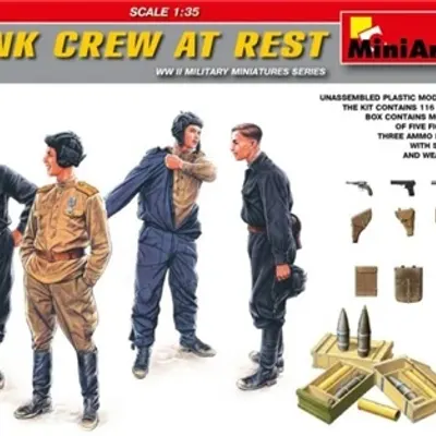 Soviet Tank Crew at Rest - Special Edition Model Kit