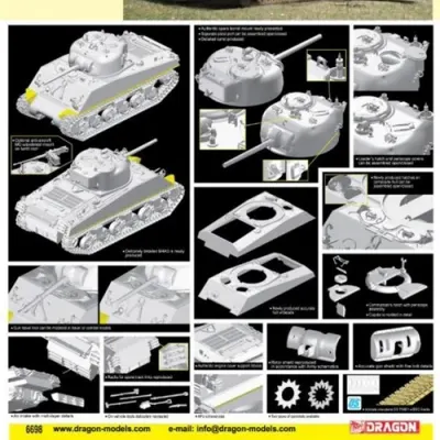 M4A3 75(W) ETO 탱크 조립 모델