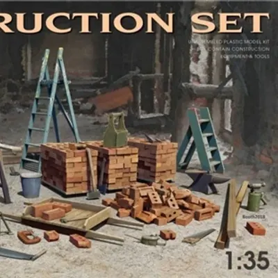 Construction Accessories and Tools Model Kit