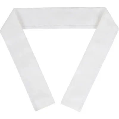 Insigne de col militaire blanc