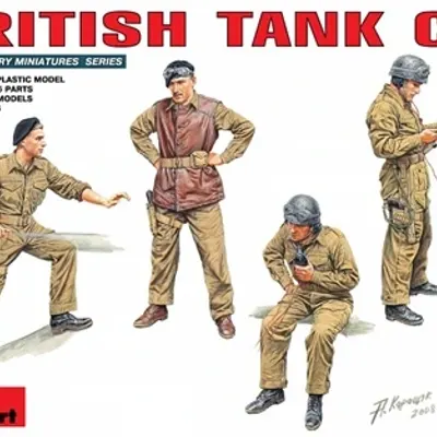 British Tank Crew Assembly Model