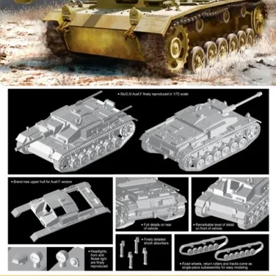 독일 StuG III Ausf. F 전차 모델 키트
