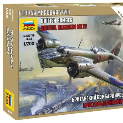 Сборная модель Британский бомбардировщик Бристоль Бленхейм MK-IV