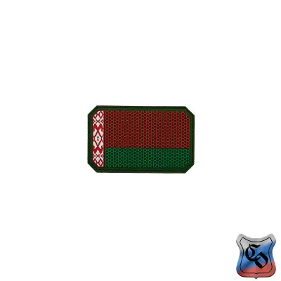 Шеврон Белорусский флаг ПВХ