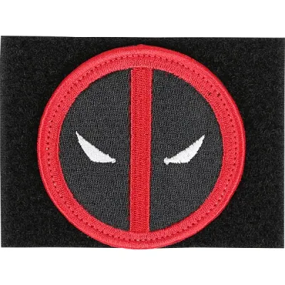 Parche de brazo bordado en seda Deadpool