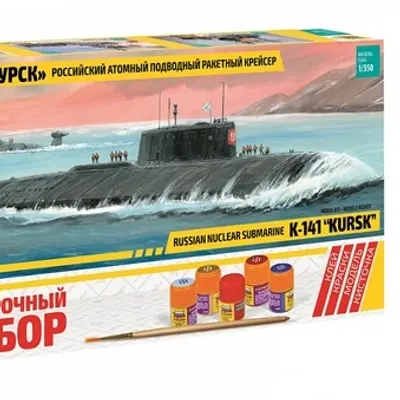Russian Nuclear Submarine Missile Cruiser K-141 "Kursk" Model Kit
