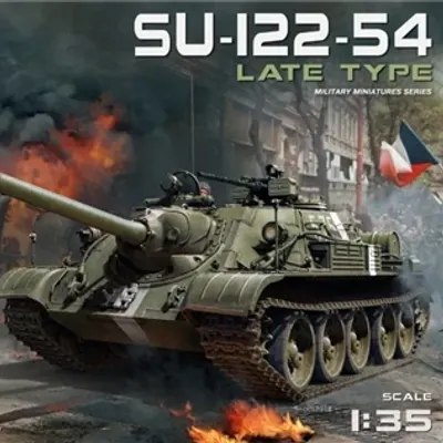 SU-122-54 후기형 자주포 조립 모델