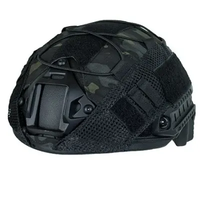 FAST Helmet Cover with Camouflage Mesh