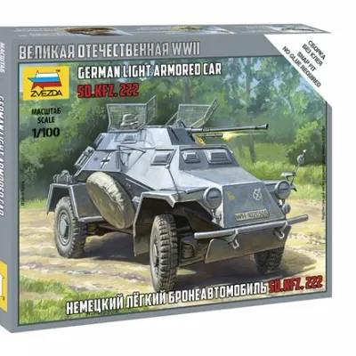 德国Sd.Kfz 222轻型装甲车模型套装