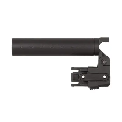 Tubo plegable de stock para AKM/AK74 con adaptador integrado y bloqueo seguro en posición plegada