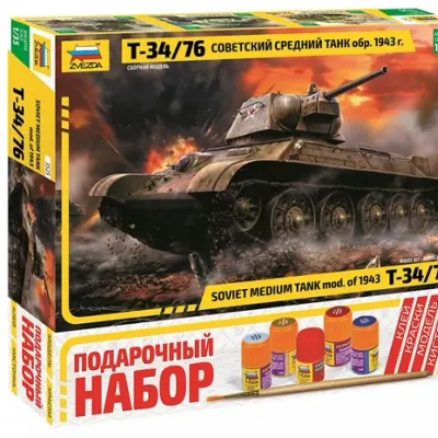 Sowjetisches Mittelpanzer T-34/76 Modellbausatz