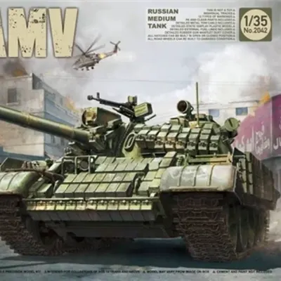 T-55 AMV Russian Medium Tank Assembly Model