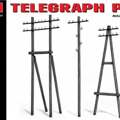 Telegraphenpfahl-Assembly-Modell