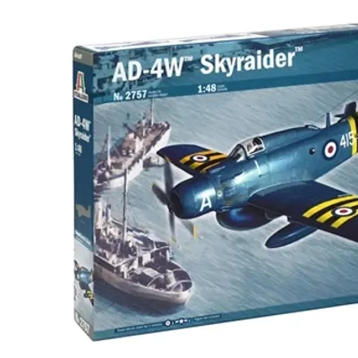 Сборная модель Самолет AD-4W SKYRAIDER