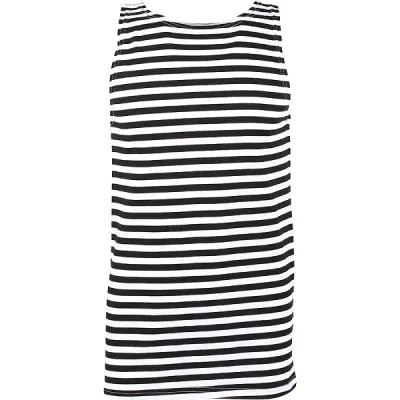 Chemise militaire en coton rayée pour marins