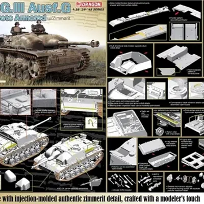StuG III Ausf. G 자주 돌격포 - 콘크리트 장갑 모델