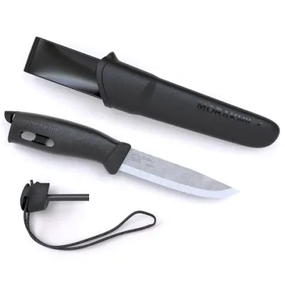 سكين نجاة من الفولاذ المقاوم للصدأ Morakniv Companion Spark