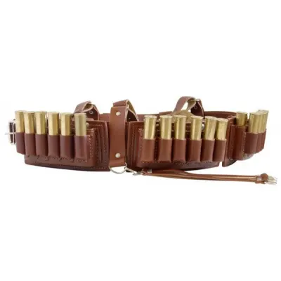 Ceinture double rangée ouverte Amur pour 52 cartouches 12-16 gauge