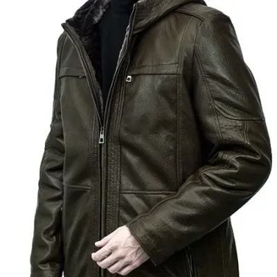 Chaqueta de Cuero de Oveja para Hombre MK/17-24K Jumbo