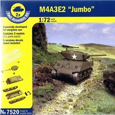 M4A3E2 쟈umbo 전차 조립 모델