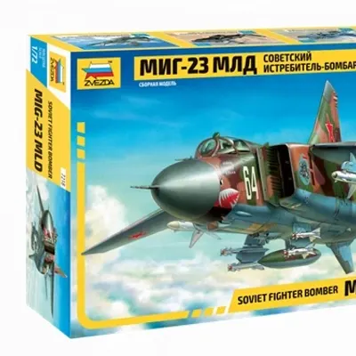 Sowjetischer Jagdbomber MiG-23MLD Plastikmodellbaukasten