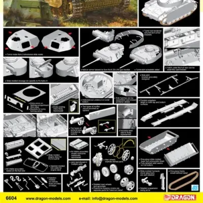 연막 수류탄 포함 Pz.III Ausf.M 전차 모델