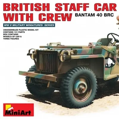 Véhicule de commandement britannique avec l'équipage Kit de modélisme