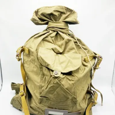 Military Collector&s Hiking Backpack USSR 30L Green Khaki Canvas Duffel Bag