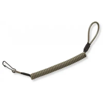 Lanyard coiled olive pour pistolet
