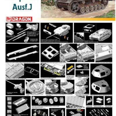 Pz.Kpfw.III Ausf.J 전차 모델 (2-in-1 스마트 키트)