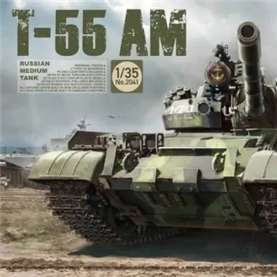 T-55 AM Soviet Medium Tank Assembly Model