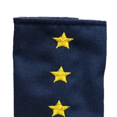 Senior Police Sergeant Faux Epauletten mit gelben Sticksterne MF-23-07