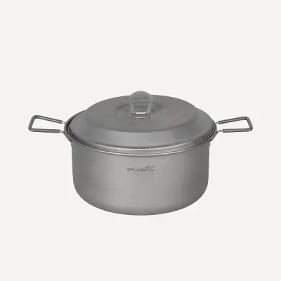 Olla de Acampada de Titanio 2.5L