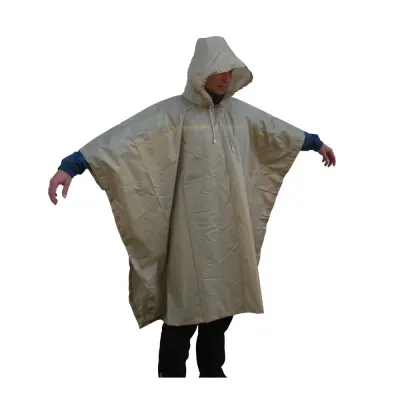 卡其色防撕裂雨披